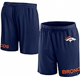 Men's Denver Broncos Navy Shorts,baseball caps,new era cap wholesale,wholesale hats